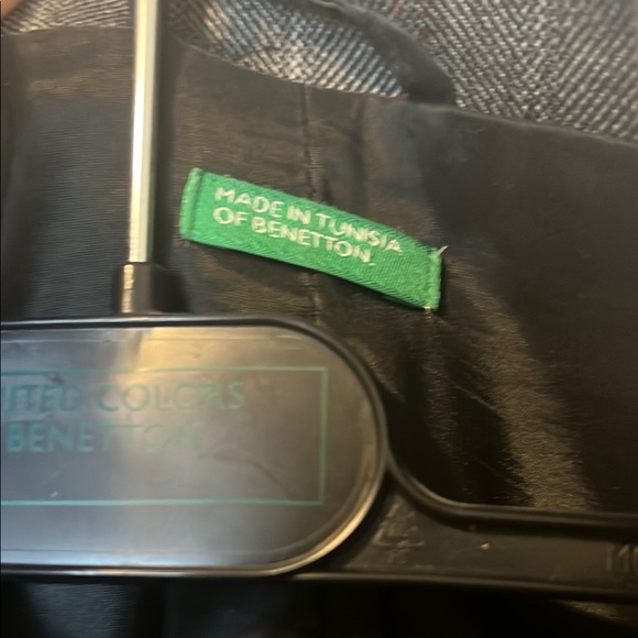 United Colors Of Benetton Gray Pinstripe Blazer pant suit - Picture 2 of 8